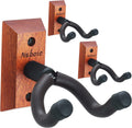 Neboic Wooden Guitar Wall Mounts - Securely Hang 3 Guitars!