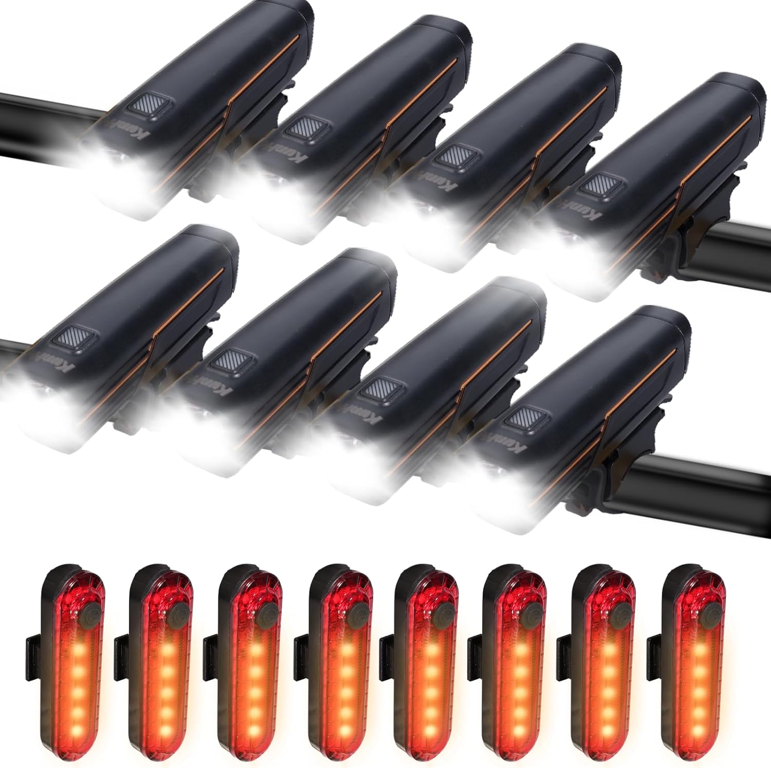 Ultra-Bright KunHe Bike Light Set for Safe Night Cycling
