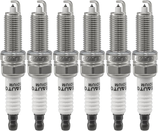 Set of 6 Iridium Spark Plugs for Jeep Dodge Honda Ram Nissan Kia VW