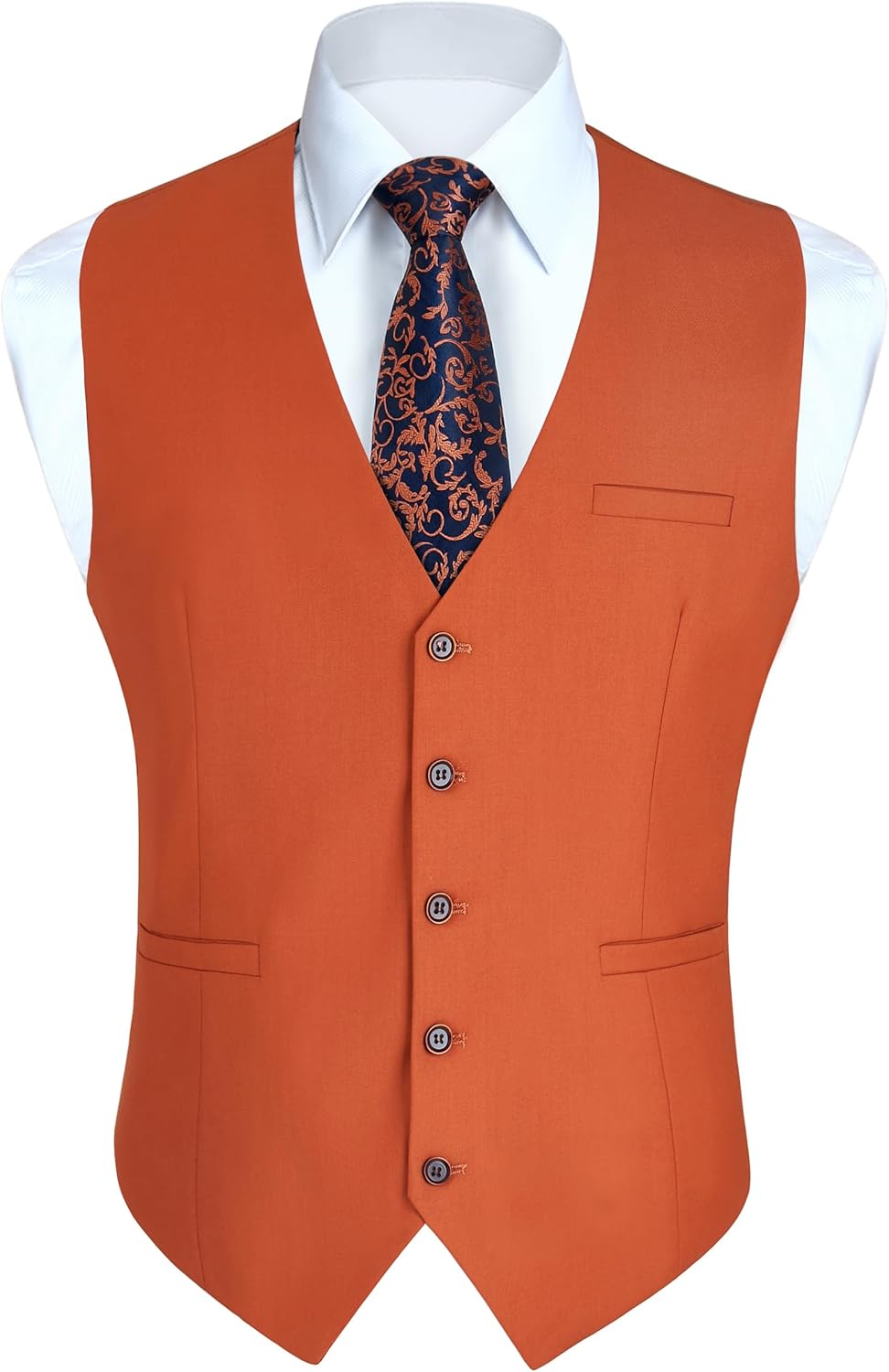HISDERN Vest 101 Mens Slim Fit Suit Vest for Any Occasion