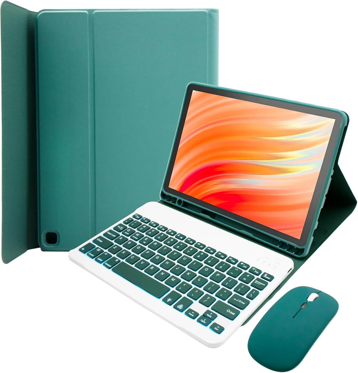 Keyboard Case for Kindle Fire HD 10 with Detachable Bluetooth
