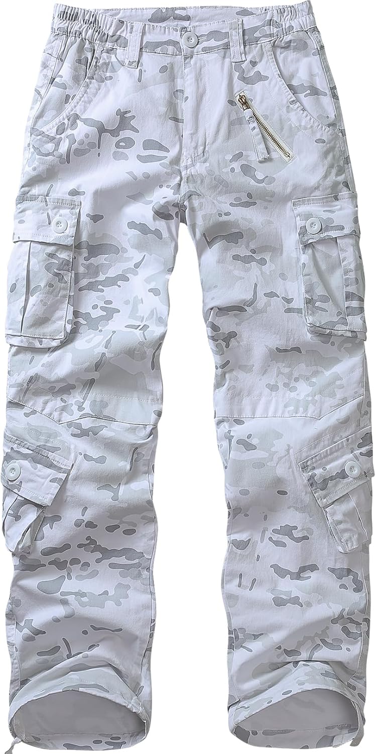 Alfiudad Womens Cargo Pants with Pockets for Outdoor Activities