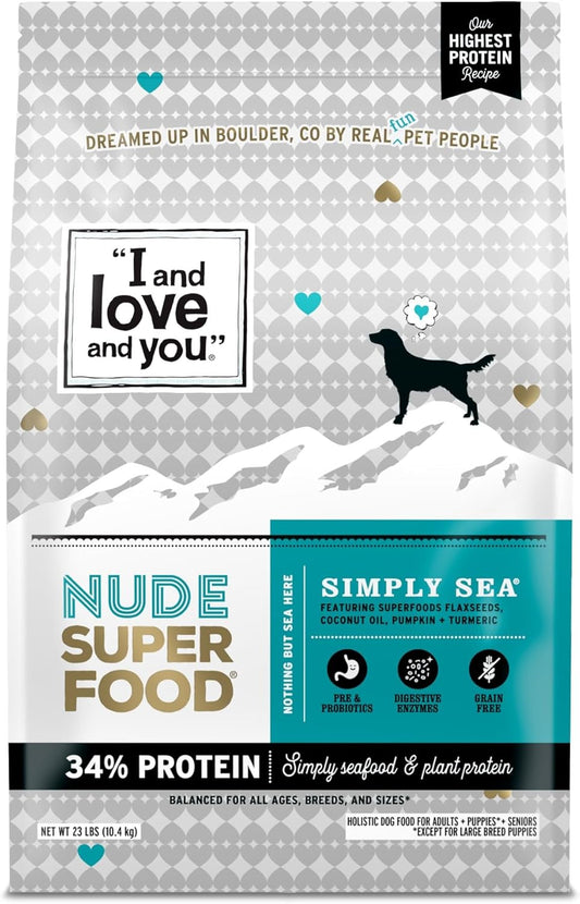 Nude Super Food Dry Dog Food - Salmon + Whitefish, Grain Free
