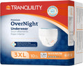 Tranquility Premium Overnight Disposable Underwear XXXL - 40 Count