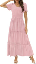 Zattcas Womens Long Summer Floral Maxi Dress - Flattering