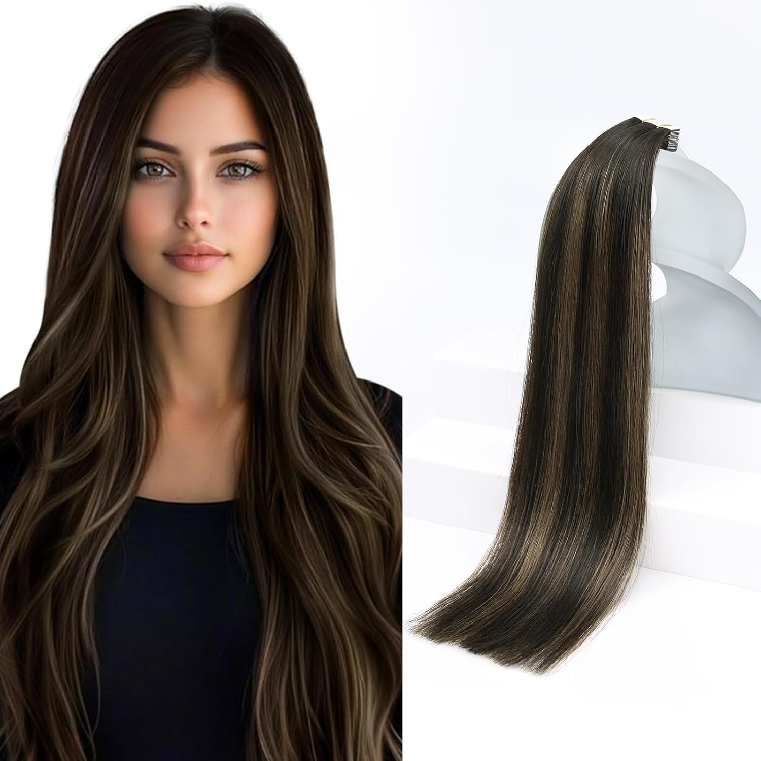 Sunny Hair Tape in Hair Extensions for Natural Look and Comfort