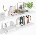 Floating Shelves Set of 2, 36 Inch Long Wooden Wall Shelves