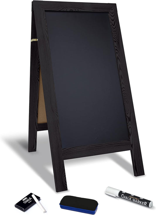 Extra Large Magnetic Chalkboard Sign + Marker Set