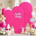 FOTSHARER Hot Pink Arch Cover Set for Wedding and Party Decor