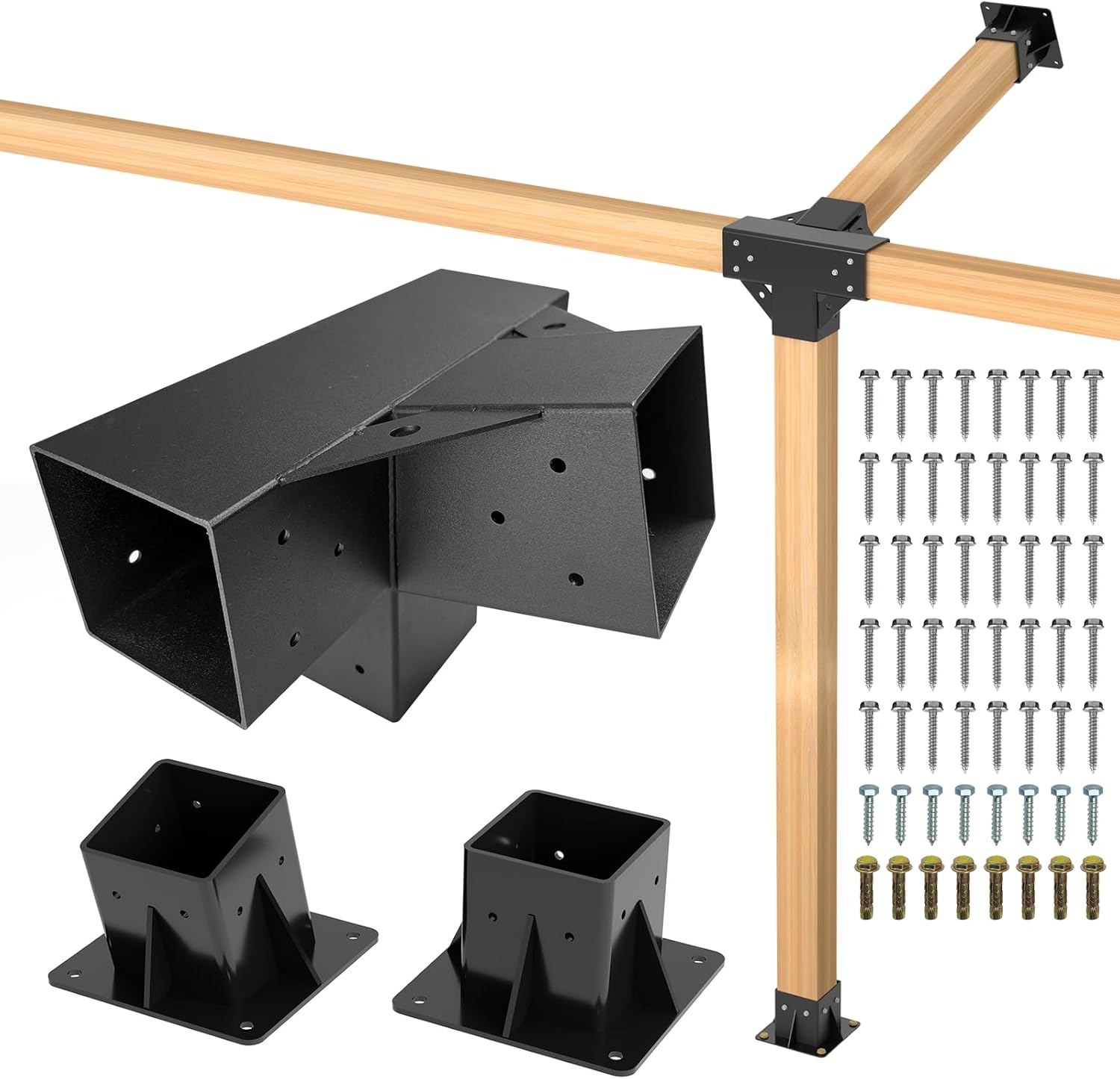 15 Lean Pergola Kit 4x4 for DIY Gazebo and Outdoor Projects