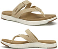 Womens Fashion Orthotic Flip Flops with Arch Support - Lightweight