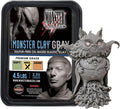 Monster Clay Premium Grade Modeling Clay (Gray, Medium, 4.5lb)