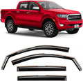 Voron Glass In-Channel Rain Guards for Ford Ranger 2019-2023 SuperCrew