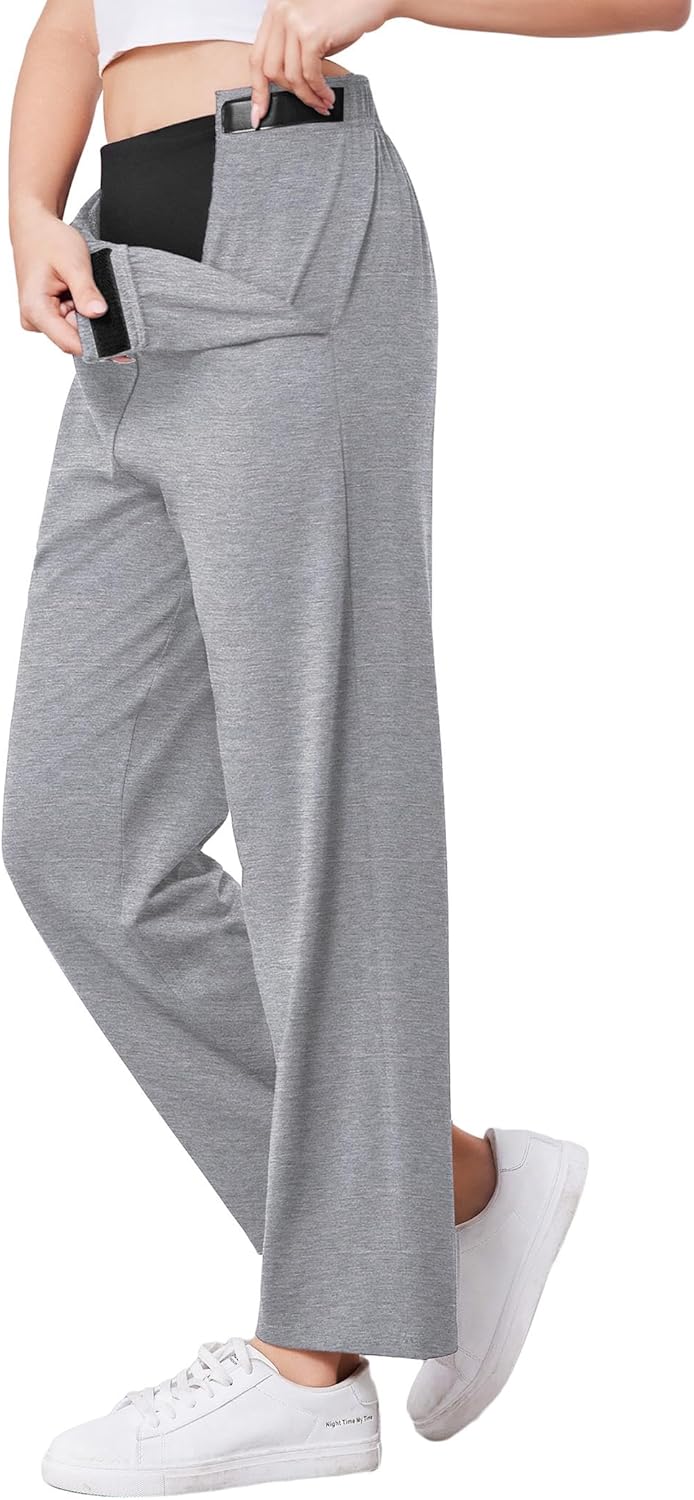 Deyeek Women's Tear Away Pants for Hip Replacement Recovery