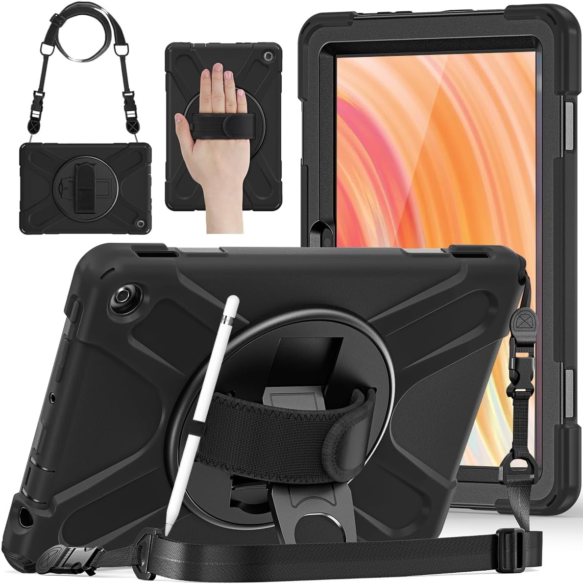 DreamerX Hybrid Shockproof Case for Fire HD 10 Tablet
