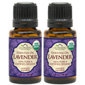 US Organic 100% Pure Lavender Essential Oil 15 ml 2 Pack - USDA