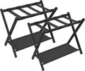 Luggage Racks for Guest Room, Set of 2 - Foldable Suitcase Stands