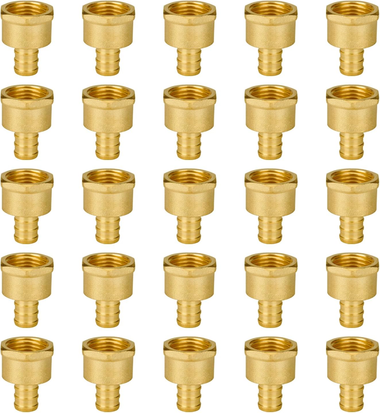 SUNGATOR 25-Pack 1/2 in PEX Female Adapter for Plumbing Needs