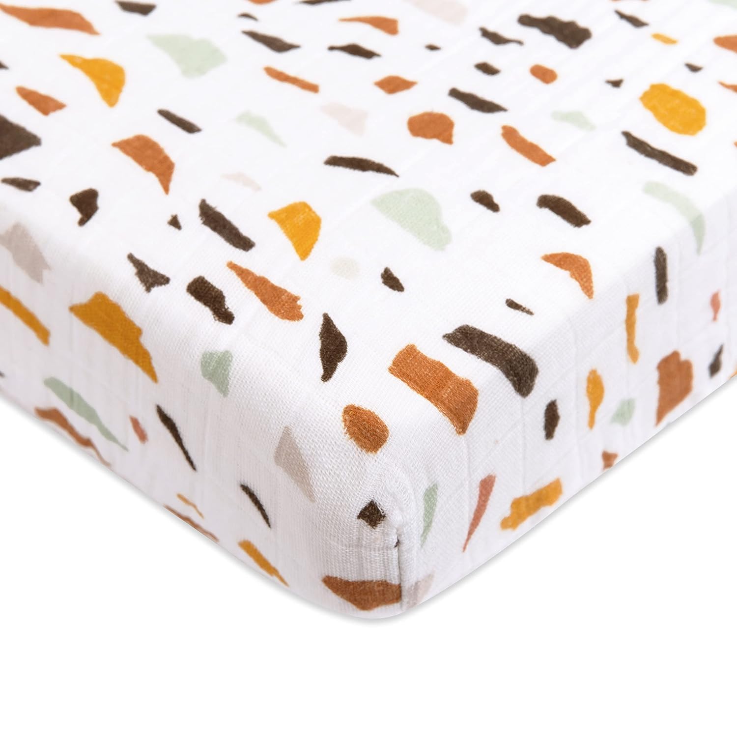 Babyletto Organic Cotton Mini Crib Sheet - Ultra-Soft Muslin