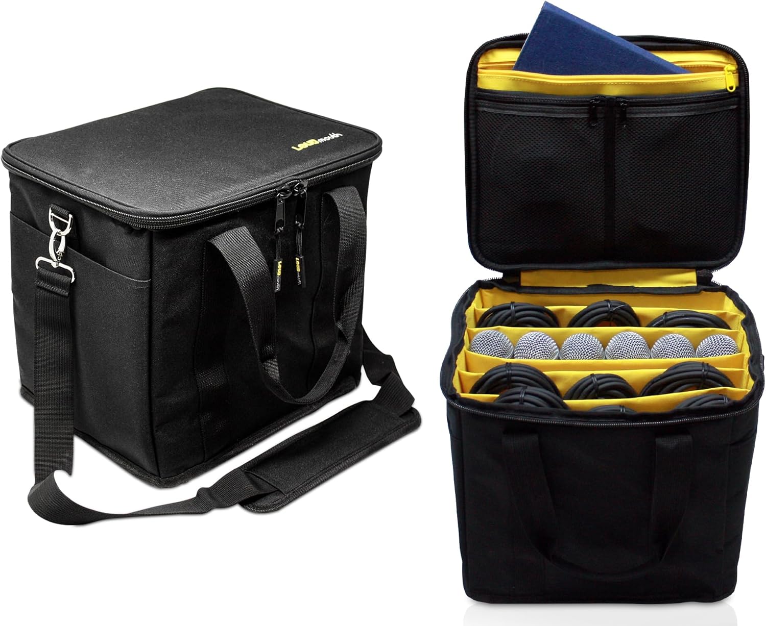 Loudmouth Cable File Bag for Musicians and DJs - Organize Gear