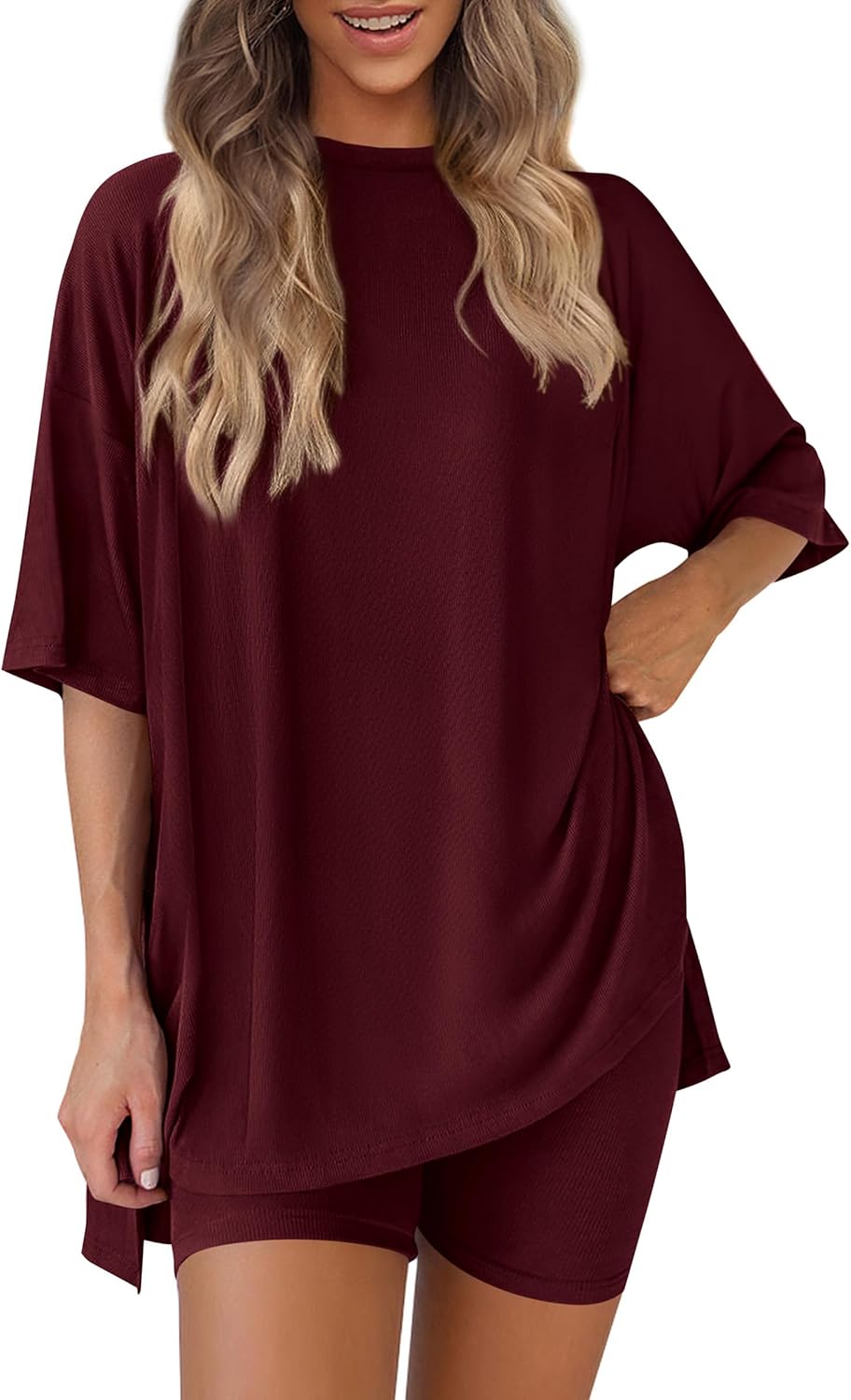 PRETTYGARDEN Women's Two Piece Lounge Set for Summer Travel