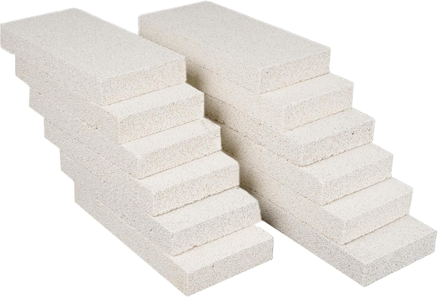 12 Pieces Insulating Fire Brick for Ovens and Kilns 9 in x 4.5 in