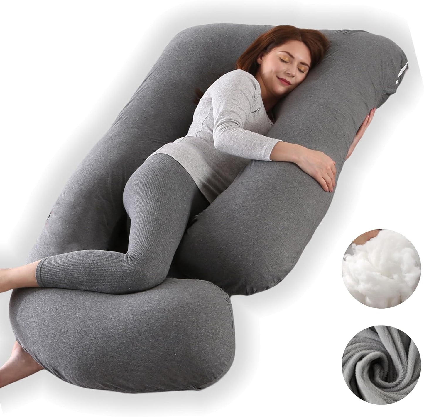 Full Body Maternity Pillow 57 inch for Pregnant Women Comfort