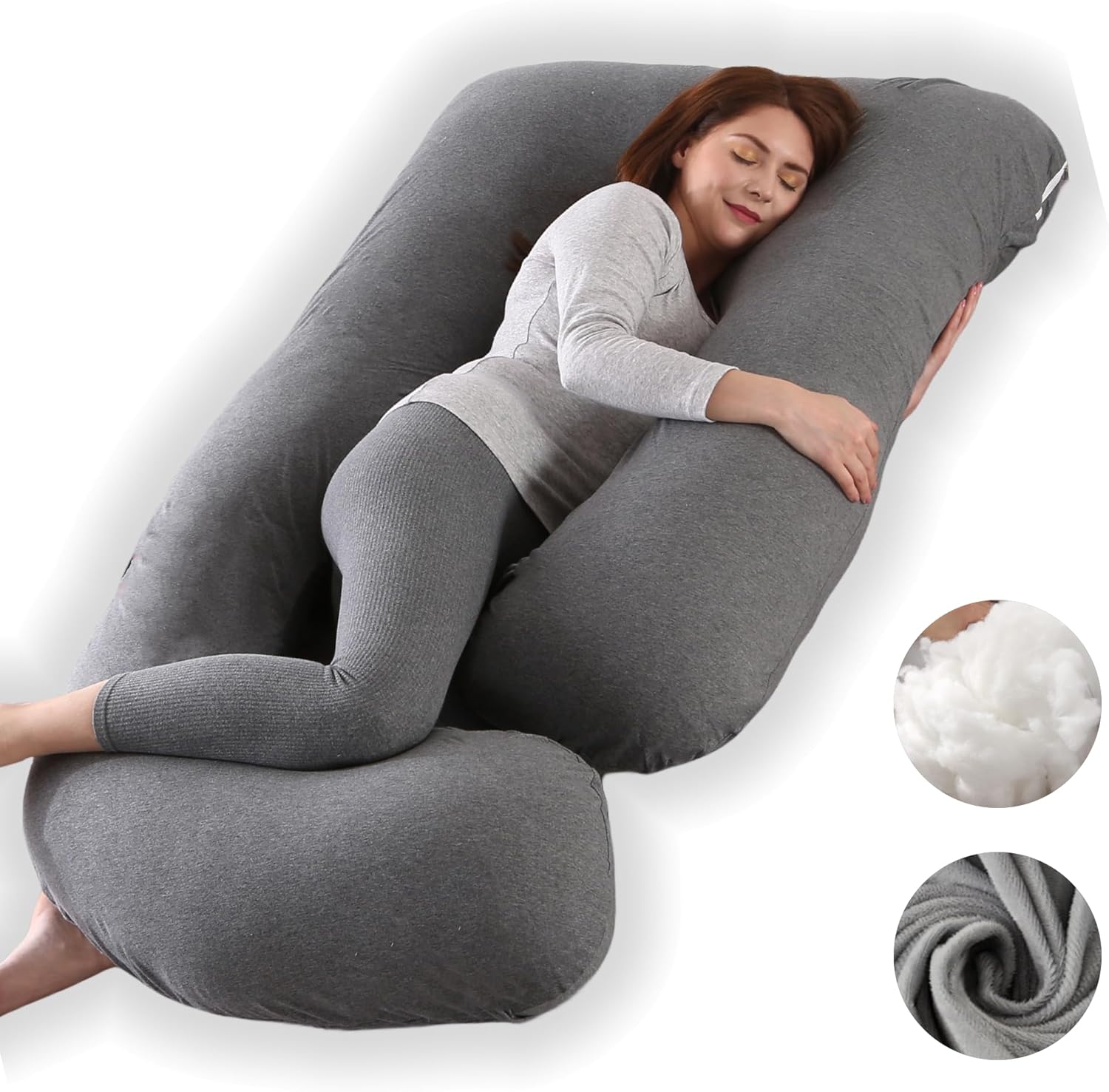 Full Body Maternity Pillow 57 inch for Pregnant Women Comfort