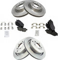 TRQ Front and Rear Brake Pad & Rotor Kit for LR3 / Range Rover Sport