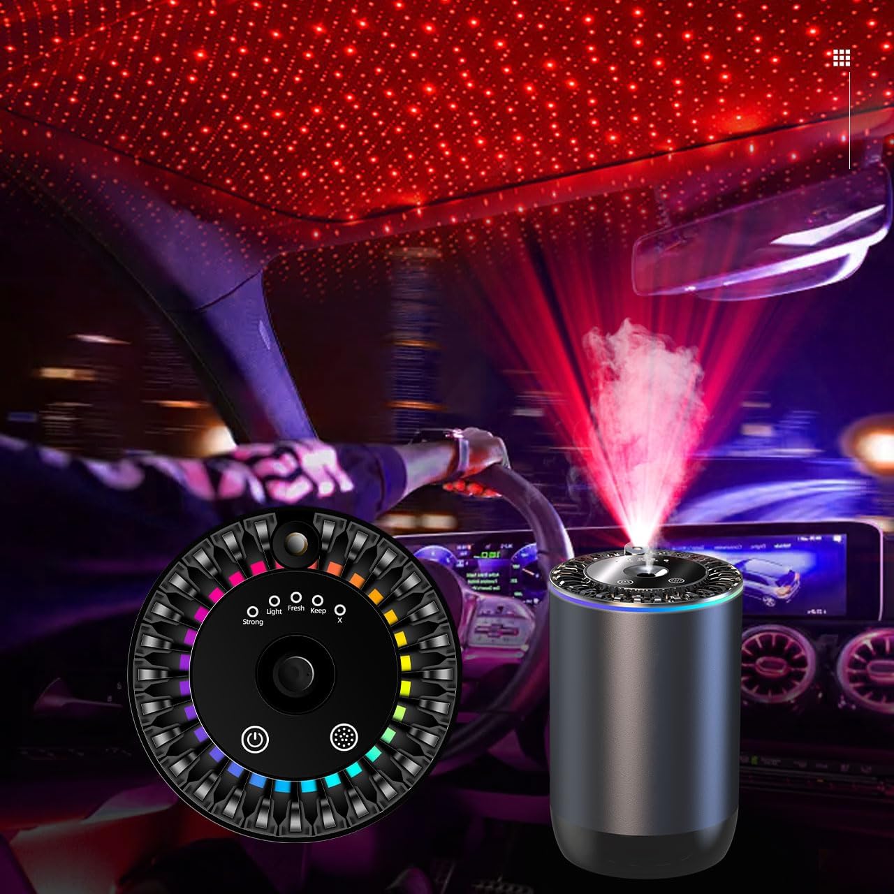 USB Smart Car Aromatherapy Air Freshener