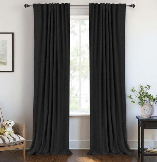100% Blackout Curtains for Bedroom and Living Room 102 in Long