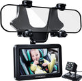 Baby Mirror for Car with 4.3in HD Display - Safe Rear-Facing View