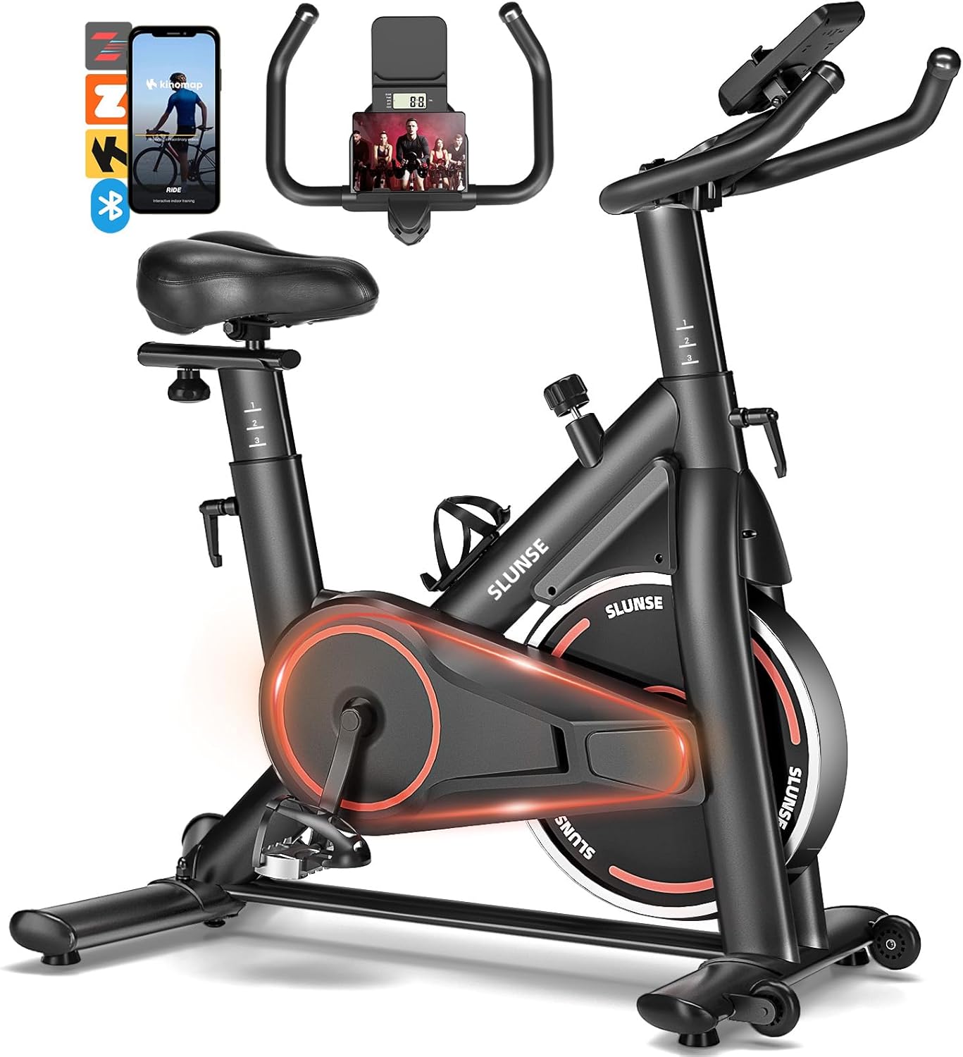 Exercise Bike with Adjustable Magnetic Resistance for Home Use
