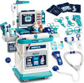 Lehoo Castle Doctor Kit for Toddlers 3-5 - Rolling Medical Play Cart