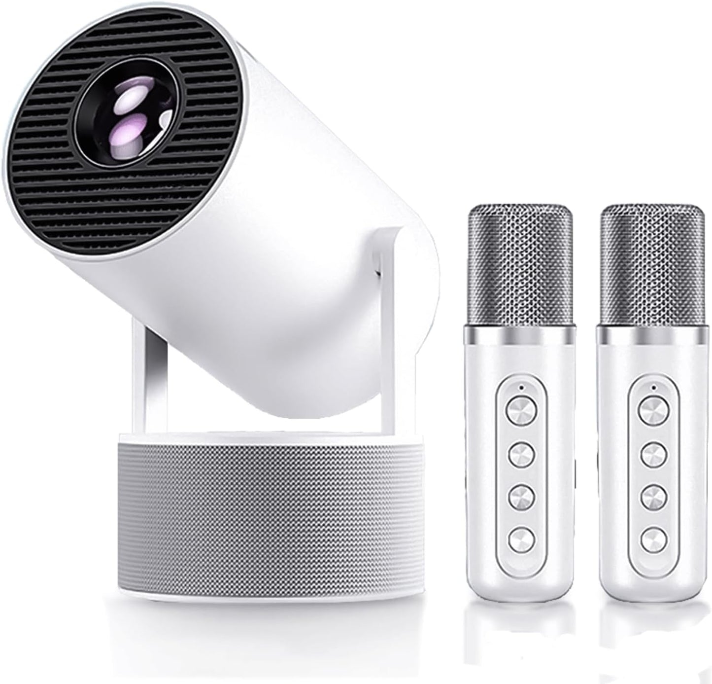 Mini Projector HY300 PRO Karaoke Portable Projector with 4K Support