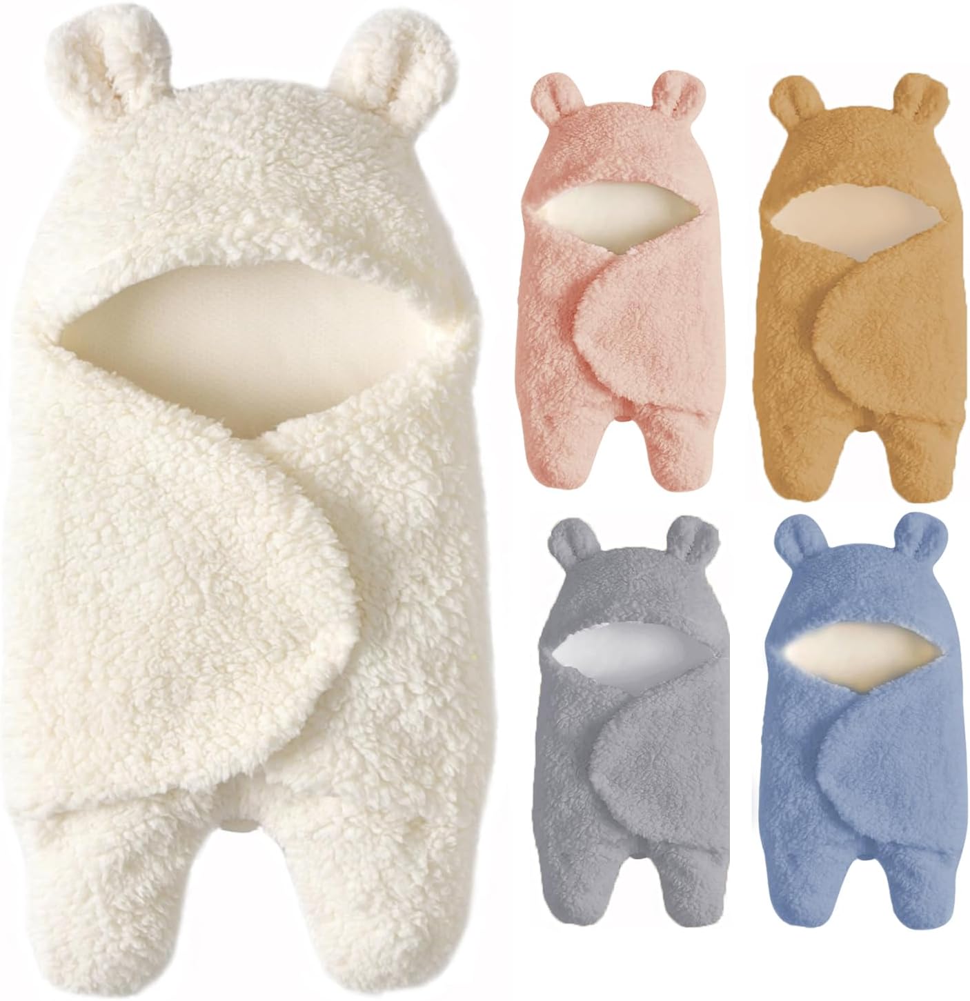 Nunibum Ultra-Soft Baby Swaddle Blanket - Cozy Bear Plush for Newborns!
