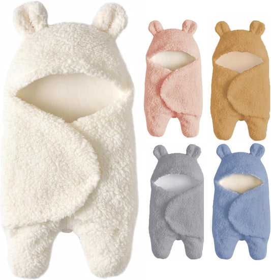 Nunibum Ultra-Soft Baby Swaddle Blanket - Cozy Bear Plush for Newborns!