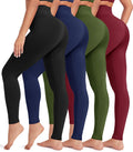 Creamlush 4 Pack Leggings for Women - High Waisted Ultra Soft VALANDY