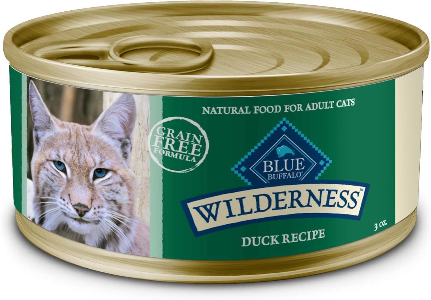 Blue Buffalo Wilderness Grain-Free Duck Pate for Adult Cats