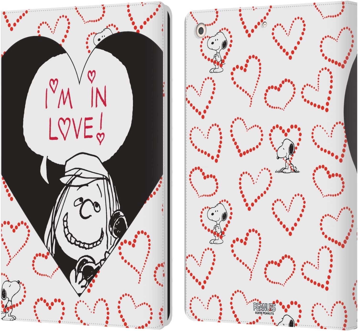 Peanuts Peppermint Patty Leather Wallet Case for iPad 10.2