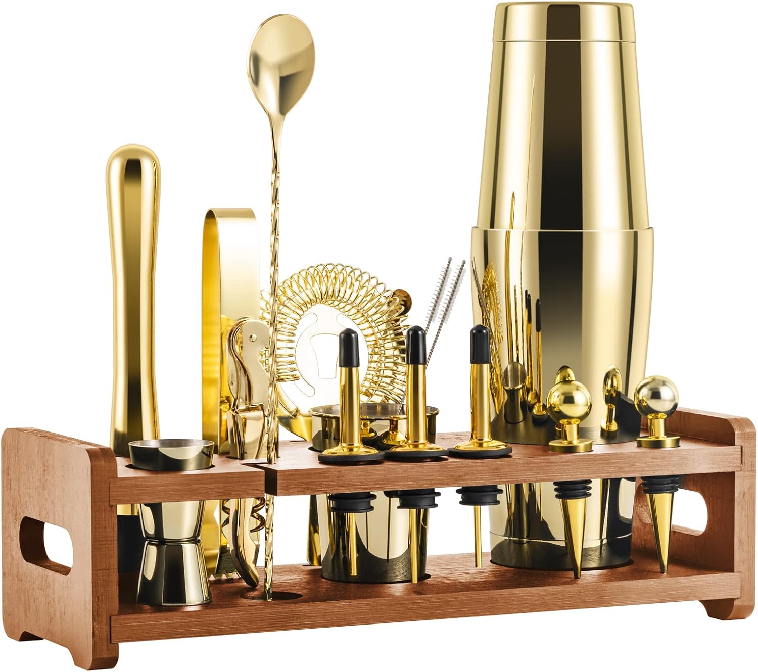 SOING Mixology 24-Piece Bartender Kit: Expert Mixologist Essential