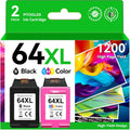 64XL Ink Cartridge Combo Pack Compatible for HP 64 - High Yield Ink