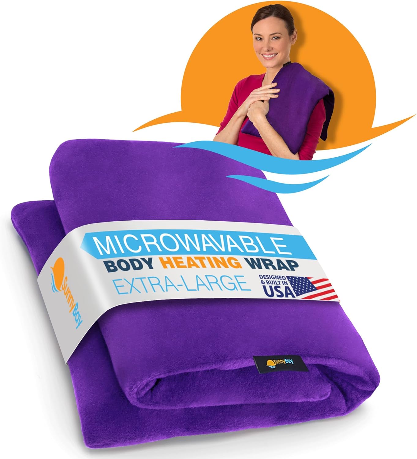 SunnyBay Extra Large Microwave Heating Pad for Pain Relief