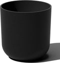 Veradek Round Black Plastic Planter Pots for Indoor/Outdoor Use