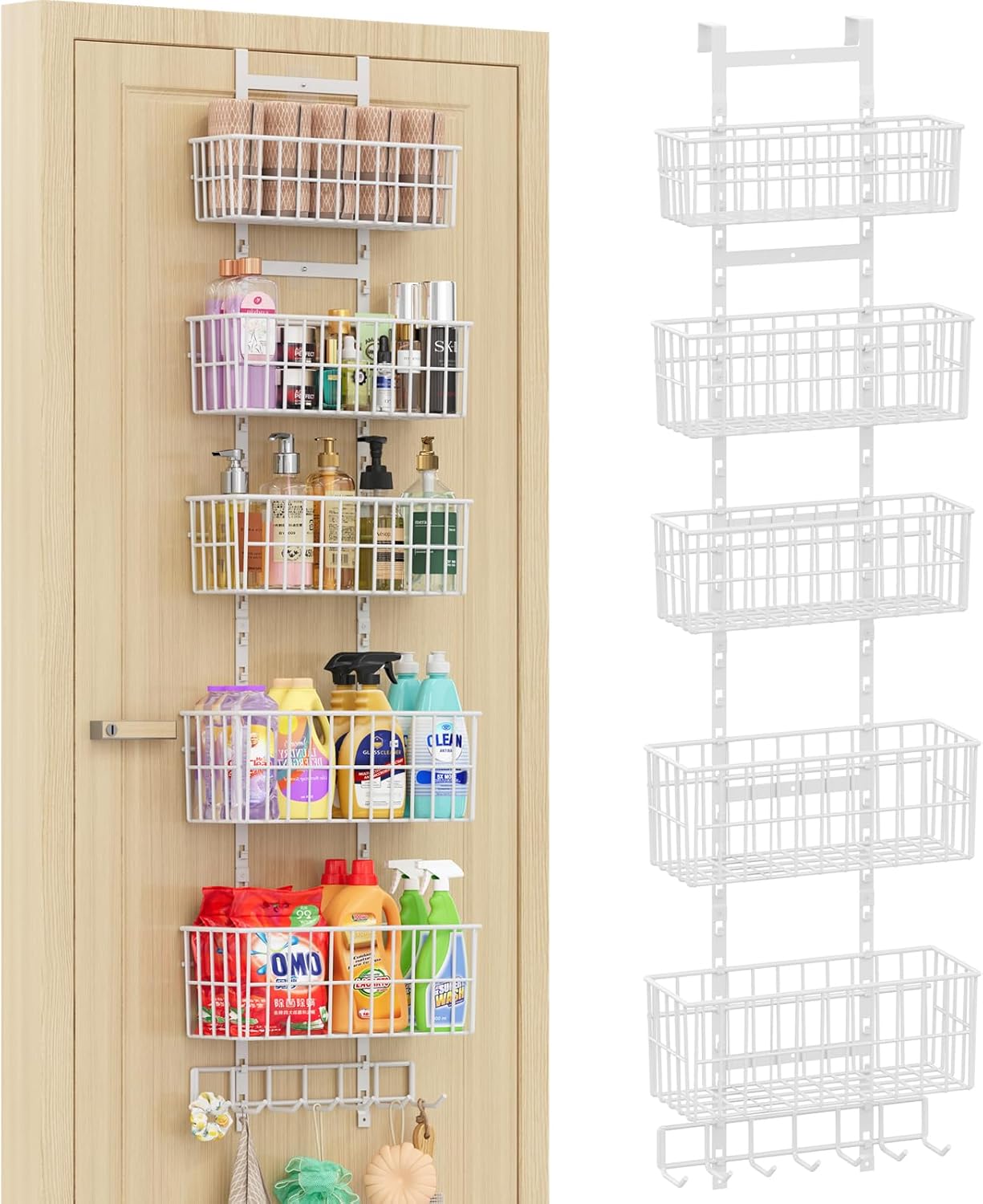 Adjustable Over The Door Organizer for Efficient Storage Solutions