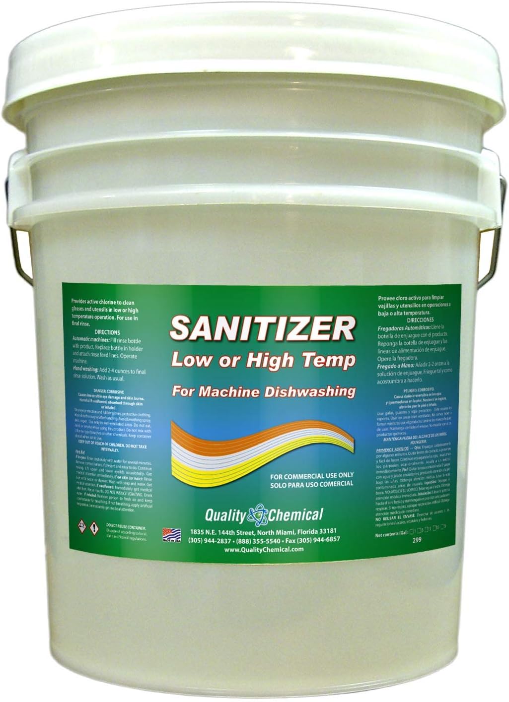 Chloro-Guard Chlorine Low Temp Sanitizer for Efficient Cleaning 640 oz