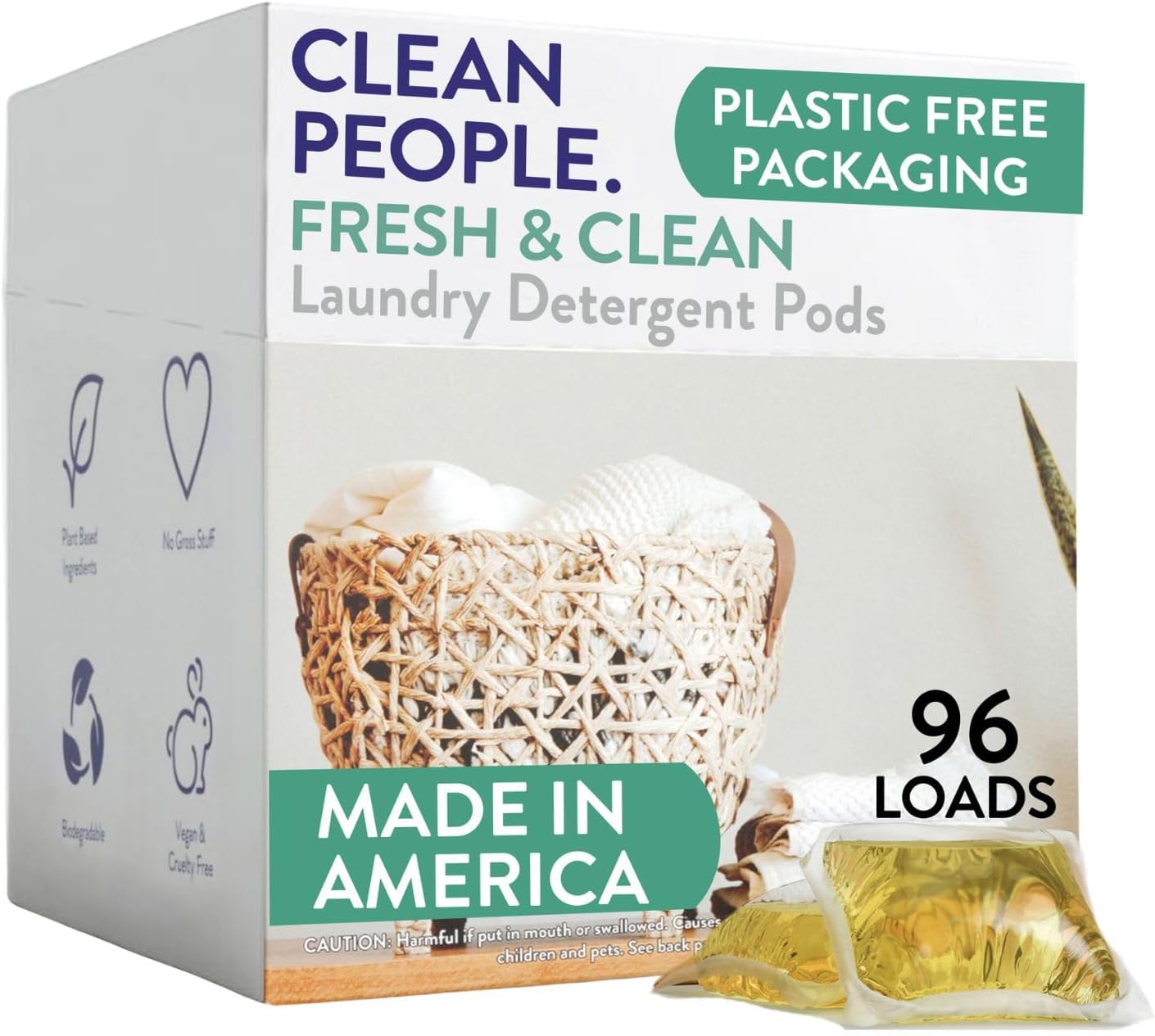Hypoallergenic Laundry Pods - Stain Fighting Power!