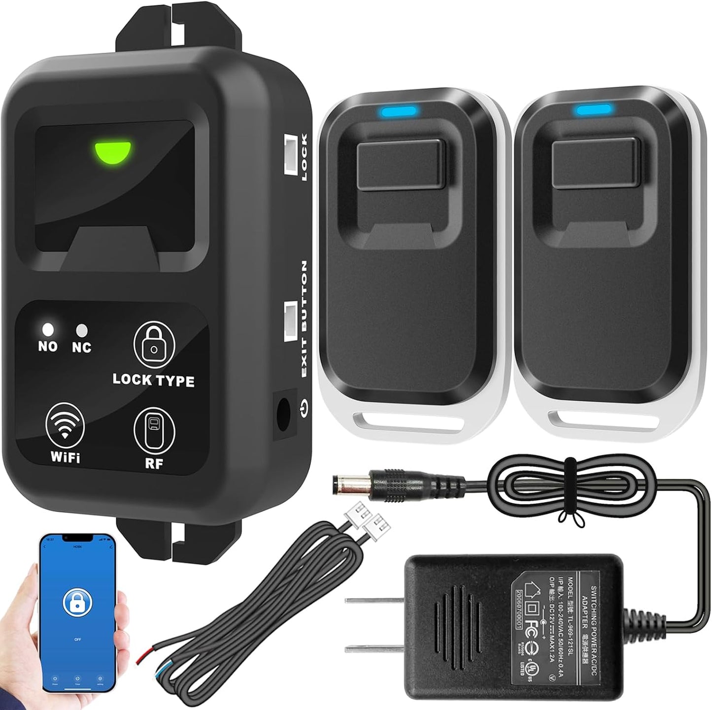 UHPPOTE 2.4Ghz WiFi Remote Control Switch for Easy Access