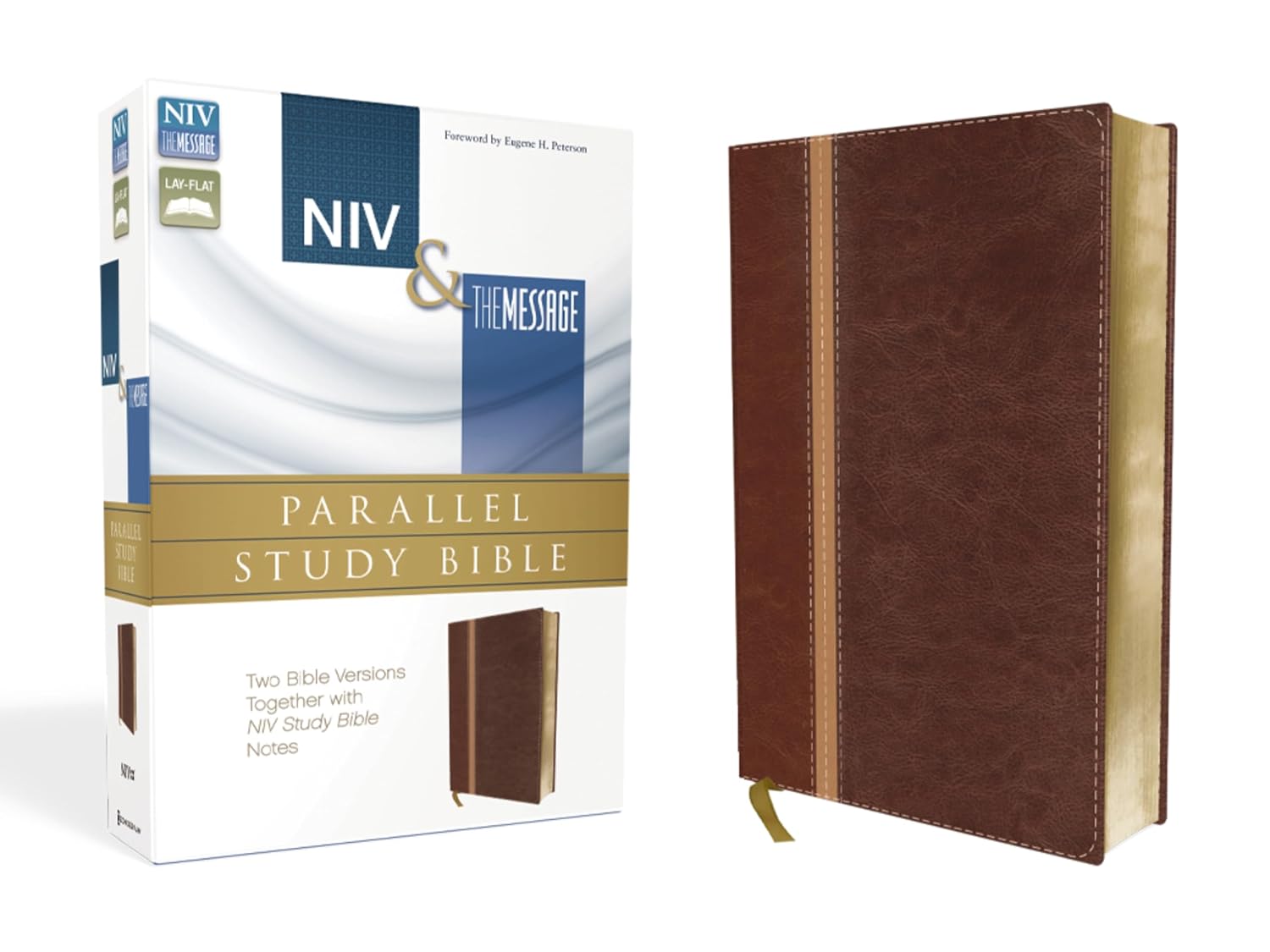 NIV The Message Parallel Study Bible Leathersoft Brown Review