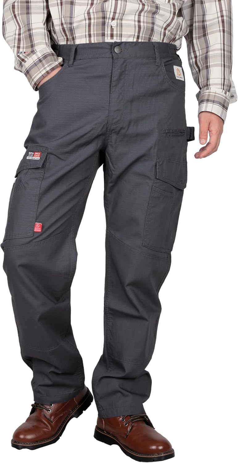 Lightweight Flame Resistant Cargo Pants with Multiple Pockets